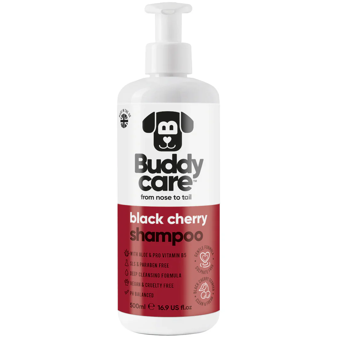 Buddycare Black Cherry Shampoo for Dogs - Image 8