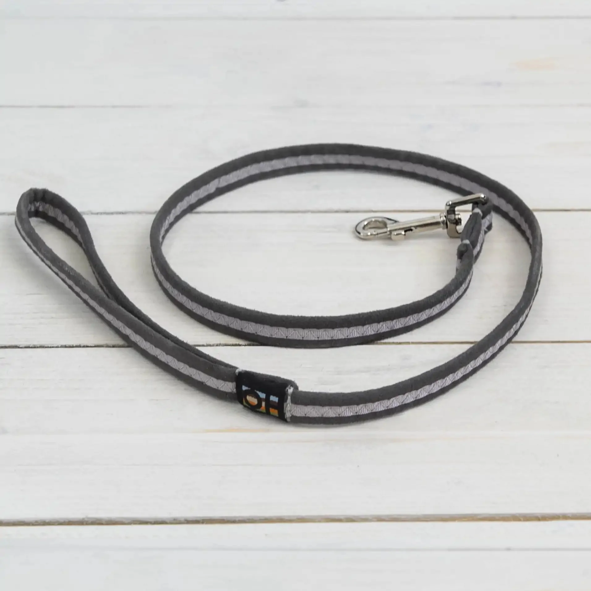 Grey Oscar and Hooch Dog Collar - Image 3