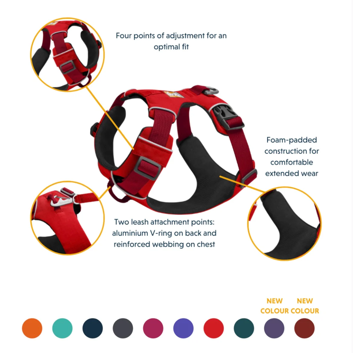 Ruffwear Front Range® Dog Harness in Blue Moon - Image 8